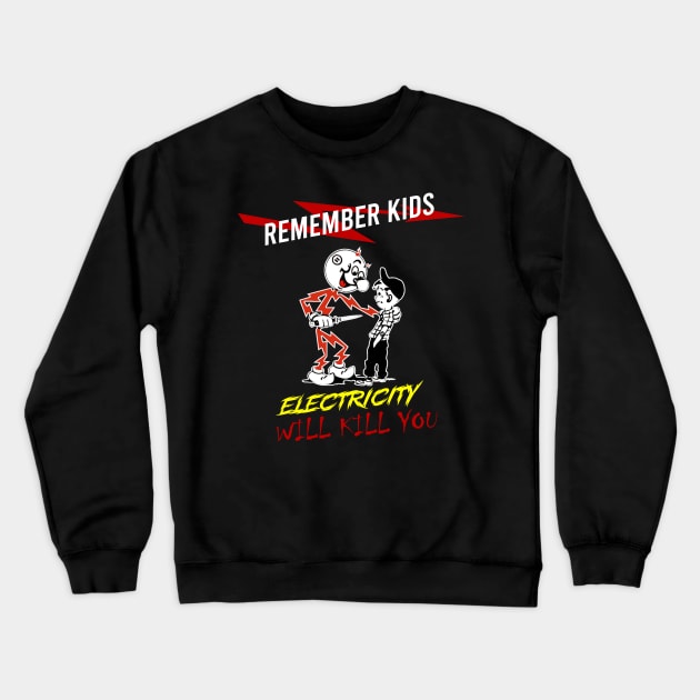 electricity Crewneck Sweatshirt by no_morePsycho2223